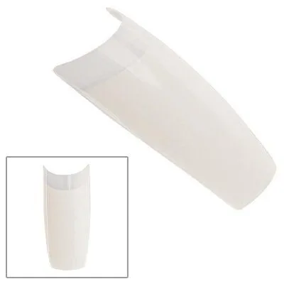 Типсы френч с узк. к/з, 500 шт. слон. кость