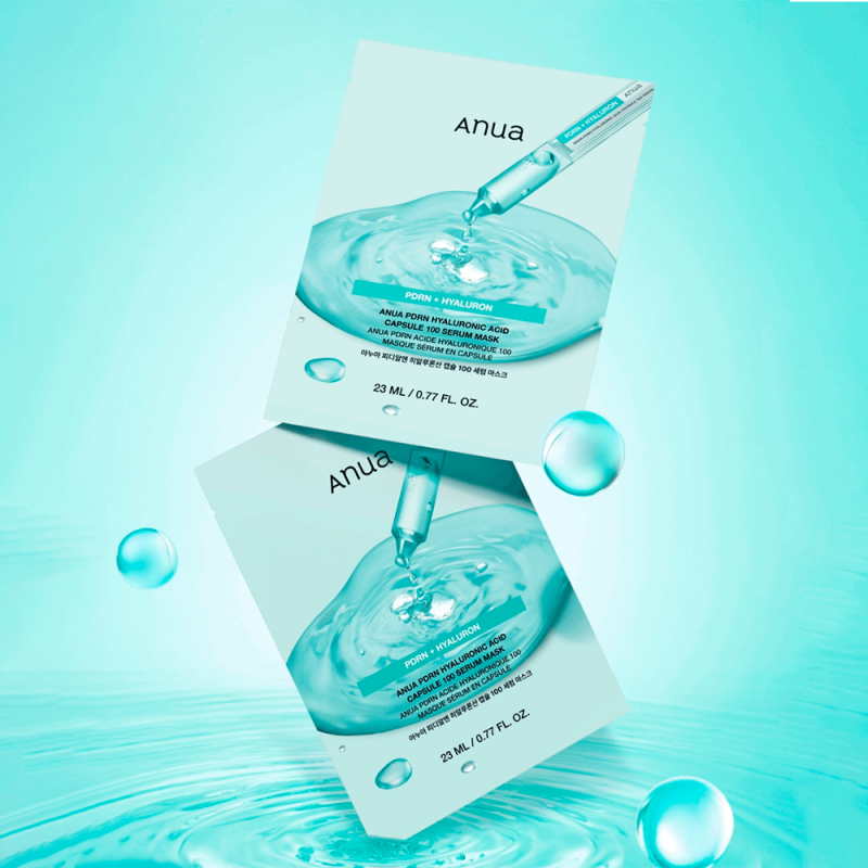 [ANUA] Маска тканевая с ПДРН и гиалуроном PDRN Hyaluronic Acid Capsule 100 Serum Mask, 23 мл