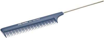 Расческа хвостик для начеса метал. синяя Comair 