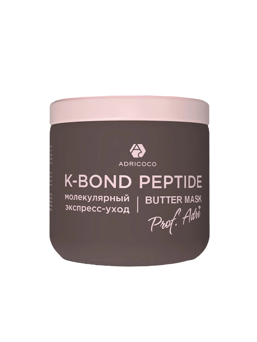 Восстанавливающая маска-баттер для волос Prof Adri K-Bond Peptide, ADRICOCO, 300 мл