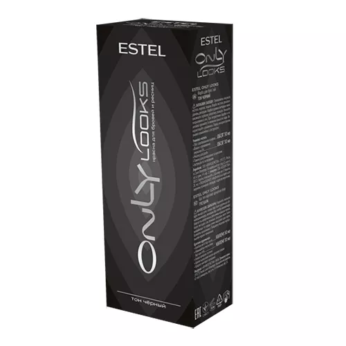ESTEL ONLY Looks чёрная (краска д/бровей и ресниц) 50/30мл