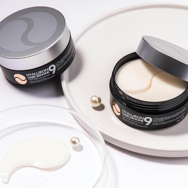 Medi-Peel Патчи гидрогелевые ОСВЕТЛЯЮЩИЕ Hyaluron Dark Benone Peptide 9 Ampoule Eye Patch 60шт