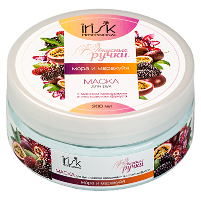 Мора и Маракуйя, увлажняющая маска для рук 200 мл  "IRIS'K"  