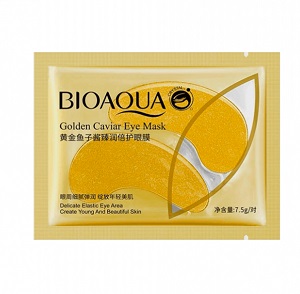 Bioaqua Гидрогелевые патчи для век с золотом и икрой 7,5гр
