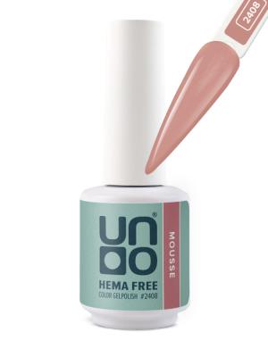 UNO, HEMA FREE, Гель-лак 2408 Мусс - Mousse, 10 г 