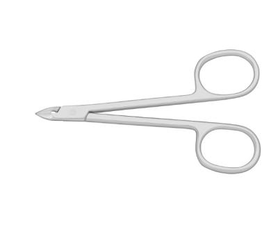 Nippon Nippers. Кусачки для педикюра "Глазки". Лезвие с пяткой 9 мм. Матовые