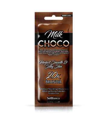 Крем Choco Milk(20) с маслом какао,маслом ши,маслом миндаля,протеинами молока и бронзантами 15мл