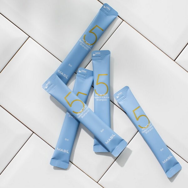 Шампунь Masil с пробиотиками для объема волос 5 Probiotics Perfect Volume Shampoo 8мл