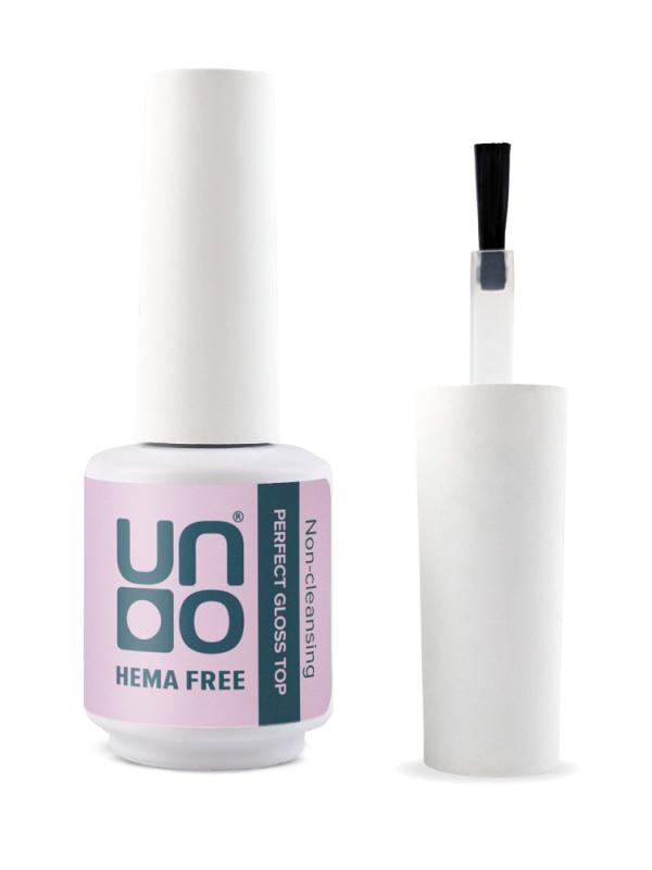 UNO, HEMA FREE, Верхнее покрытие для гель-лака Perfect Gloss без липкого слоя, 10 г 
