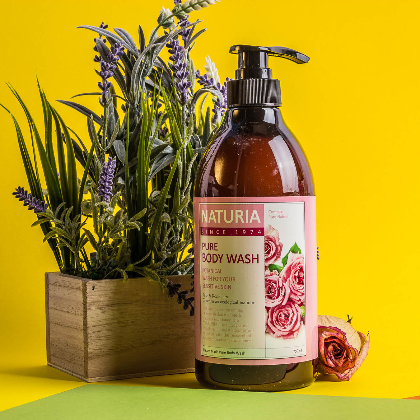 Гель для душа РОЗА/РОЗМАРИН Pure Body Wash (Rose & Rosemary), 750 мл