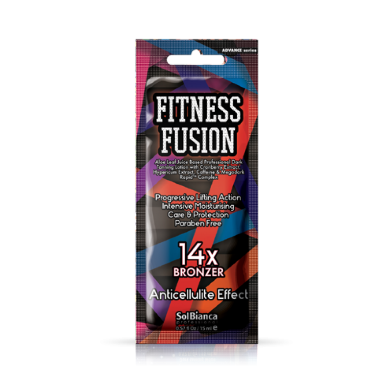 Крем Fitness Fusion (14) с экстрактом ягод клюквы,кофеином,экстрактом зверобоя и бронзантами 15 мл