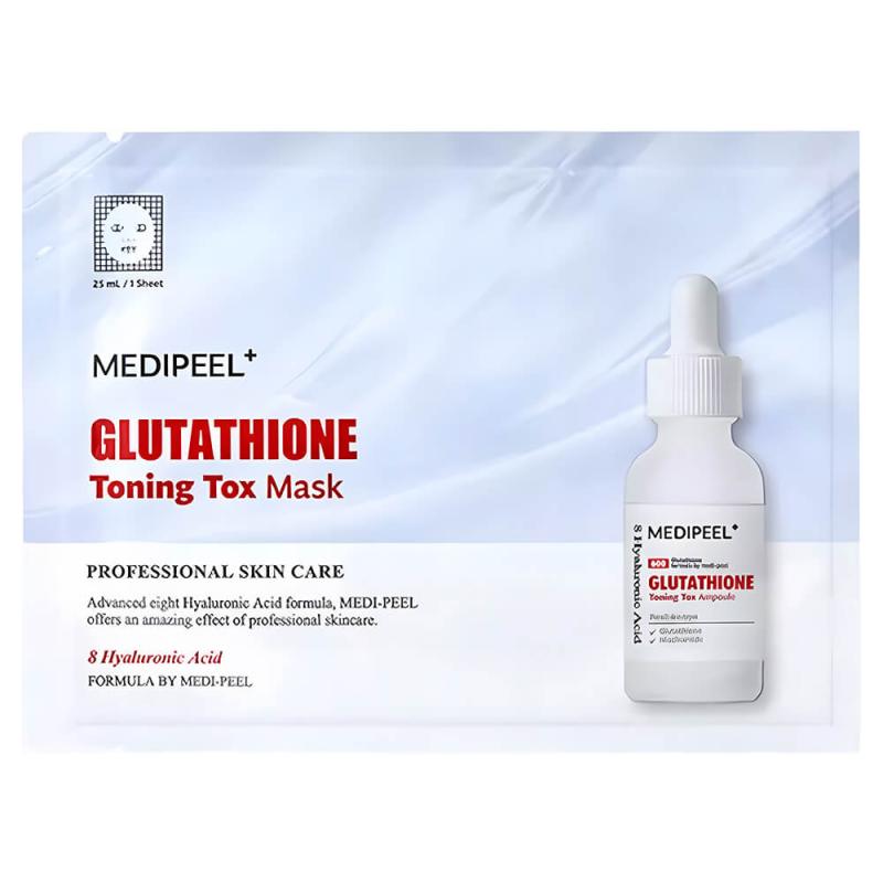 MP Осветляющая тонизирующая маска для лица Glutathione Toning Tox Mask, 25мл