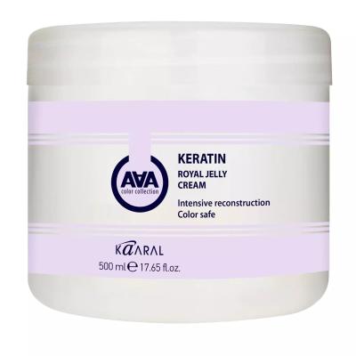 Keratin Royal Jelly Cream. Пит. крем-маска для восстановления окр. и хим. обр. вол. 500мл